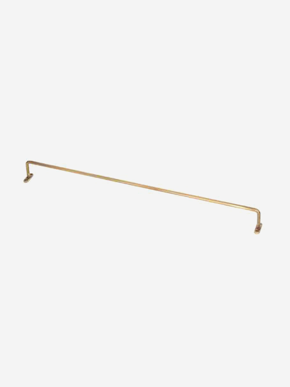 Black and best sale brass towel bar