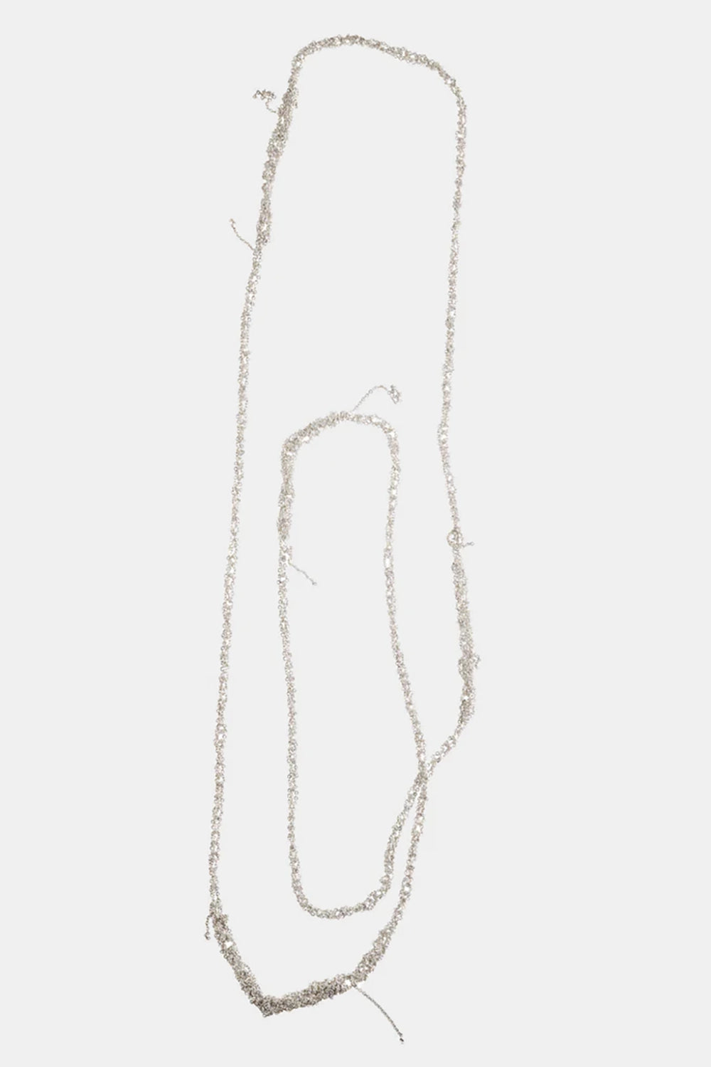 Arielle De Pinto 4-Tone Simple Necklace In Silver