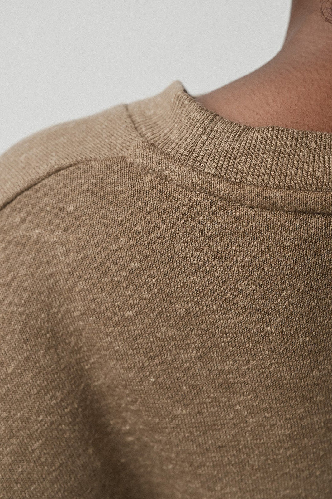 Baserange Rim Sweatshirt In Stome Green