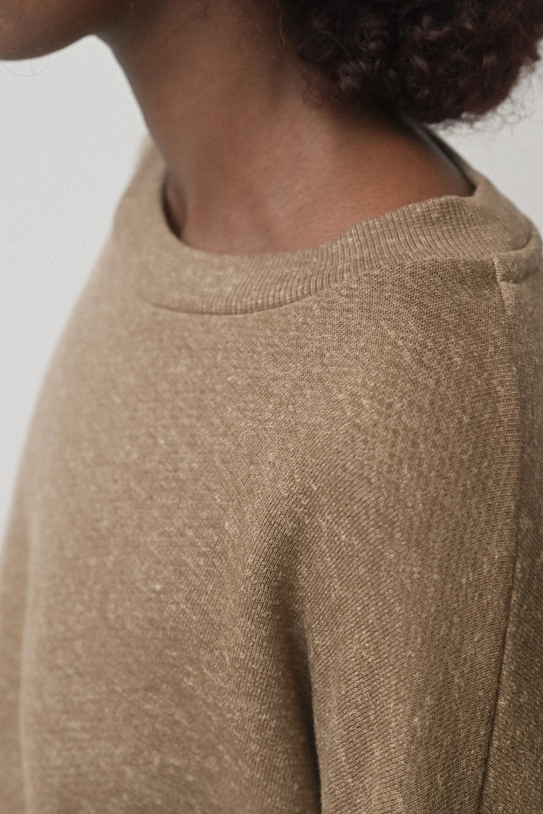 Baserange Rim Sweatshirt In Stome Green