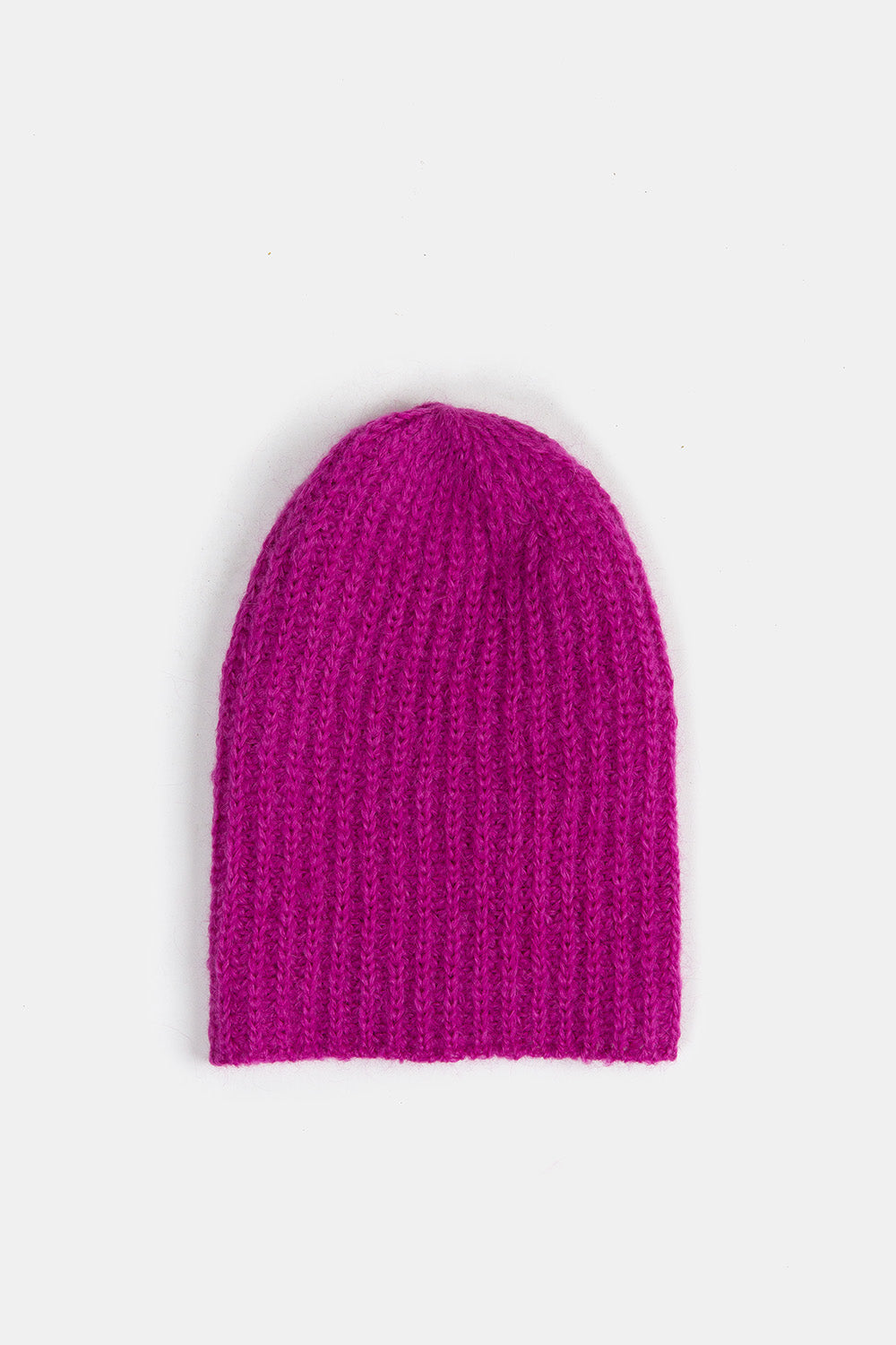 Alpaca Beanie In Hot Pink