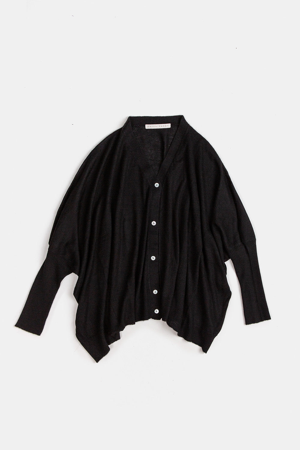 Cashmere Box Cardigan in Onyx