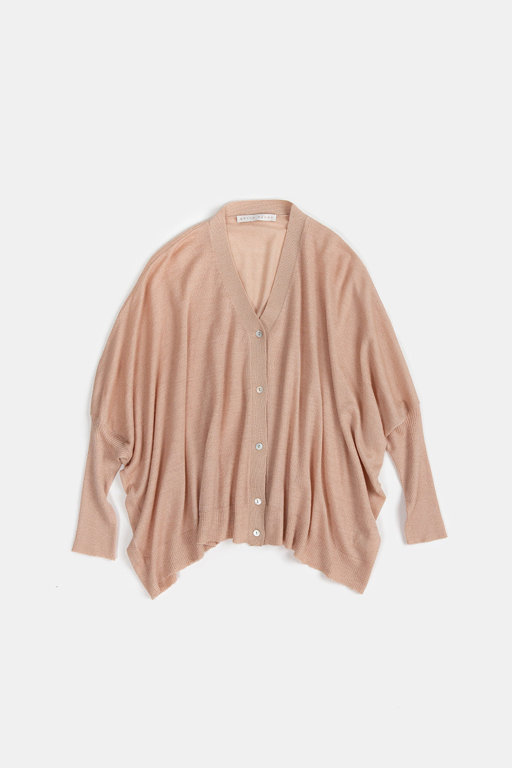 Cashmere Box Cardigan in Fawn