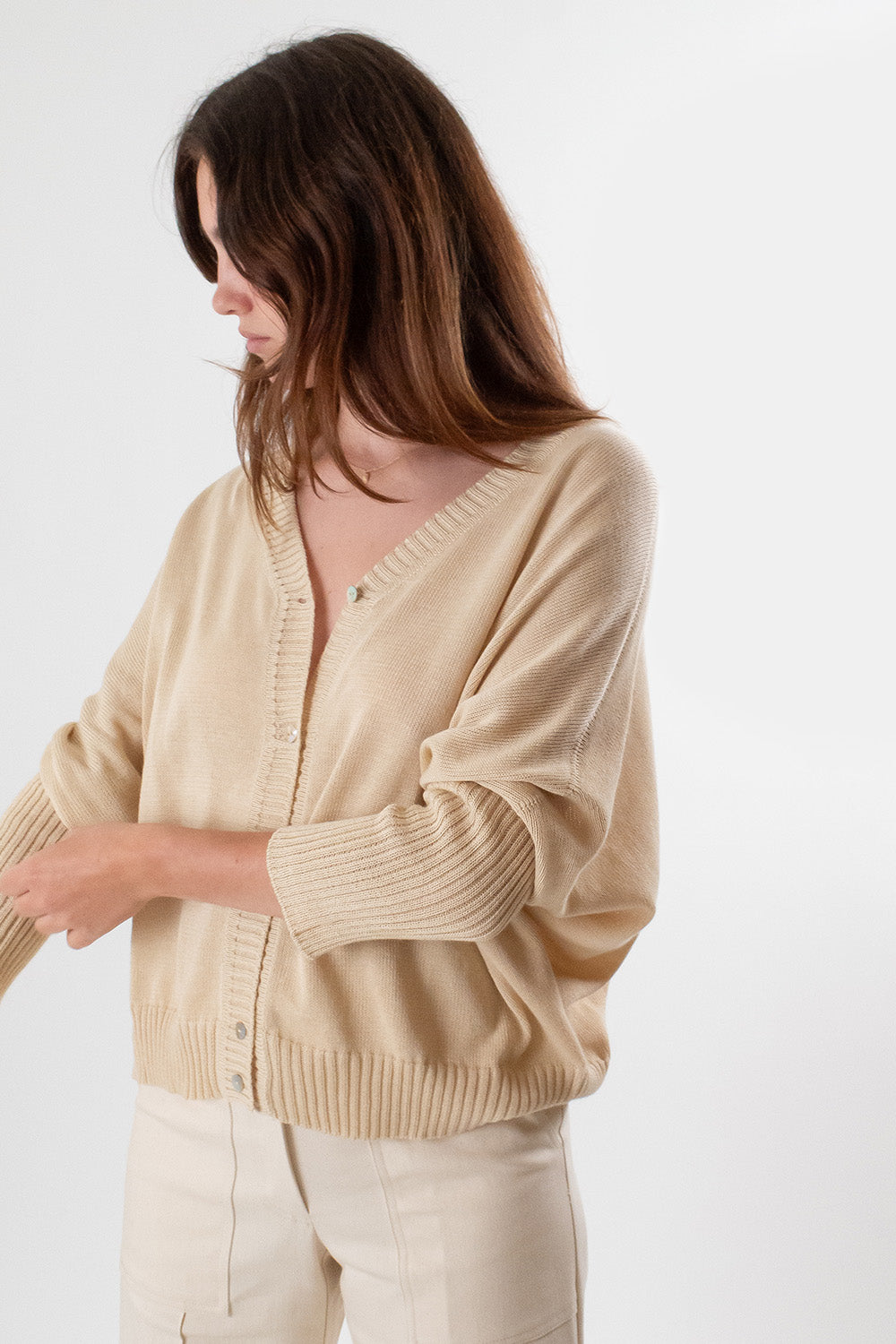 Natural cardigan best sale