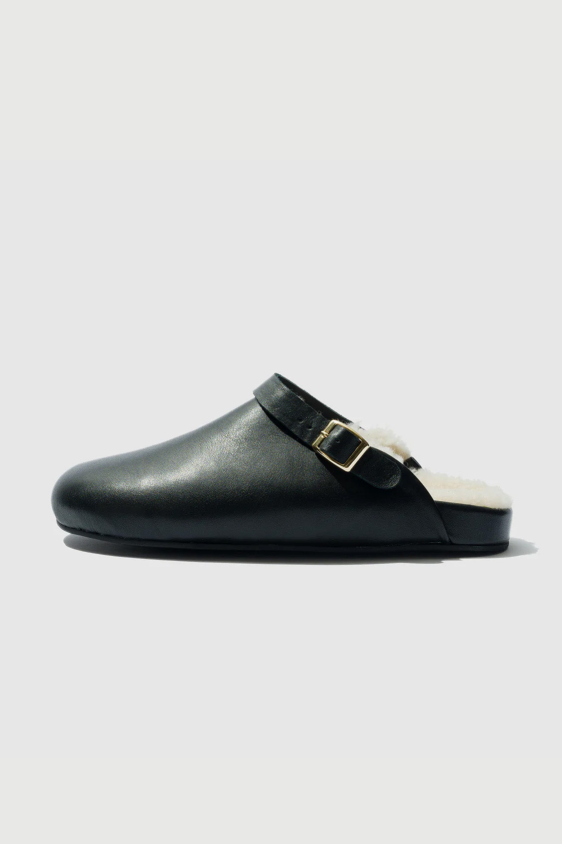 Beatrice Valenzuela Kohl Clog with Shearling