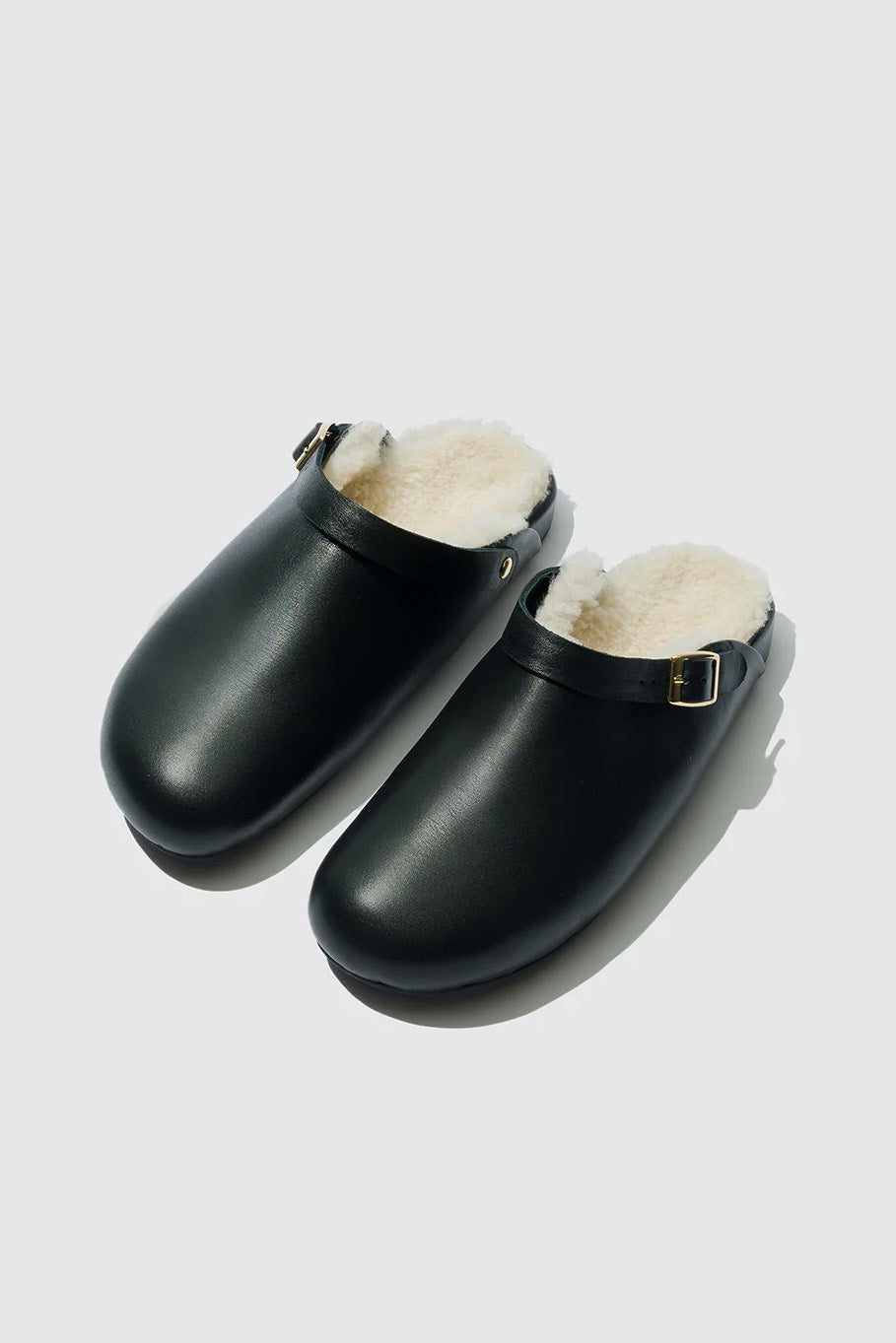 Beatrice Valenzuela Kohl Clog with Shearling