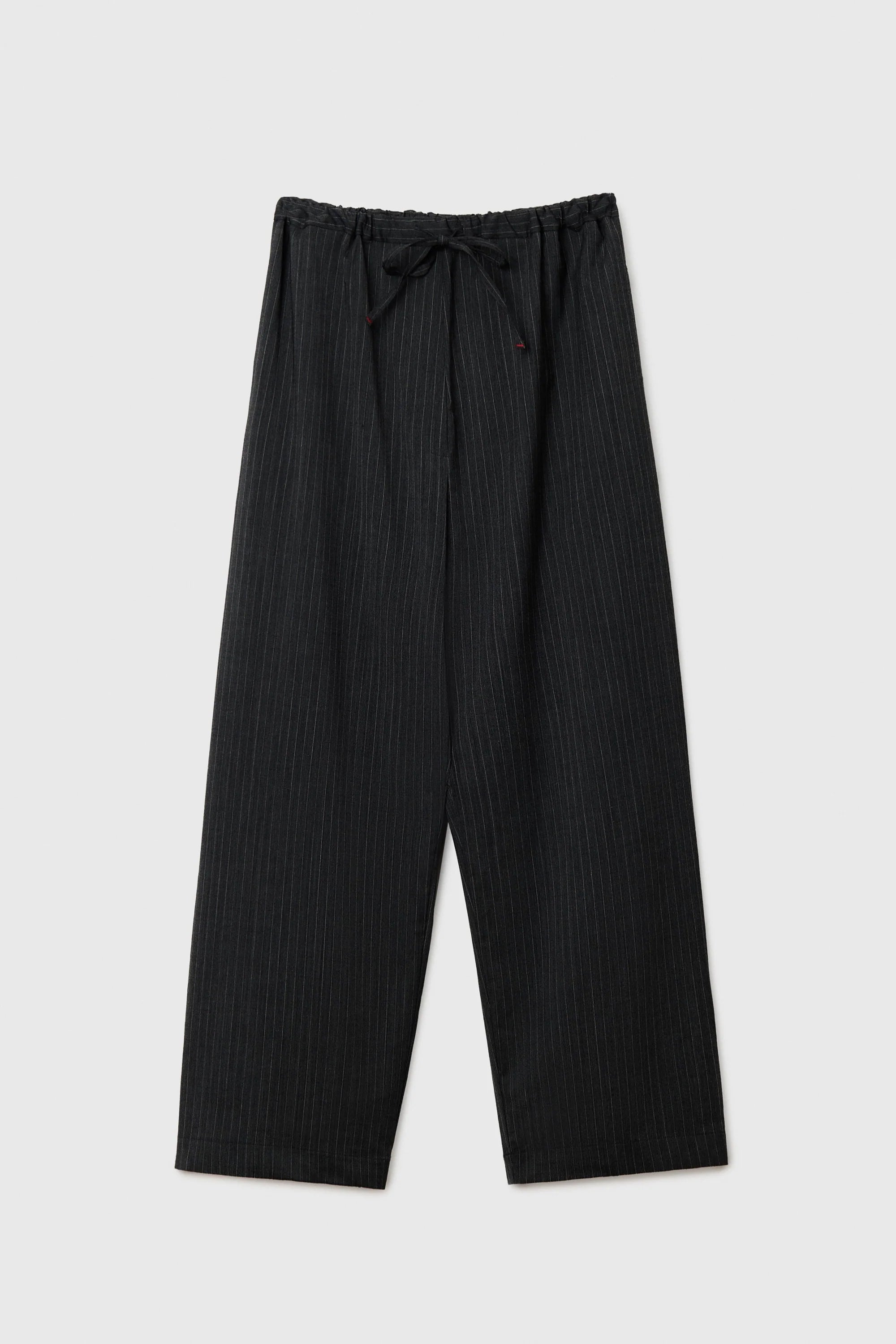 Cordera Classic Striped Pants In Grey