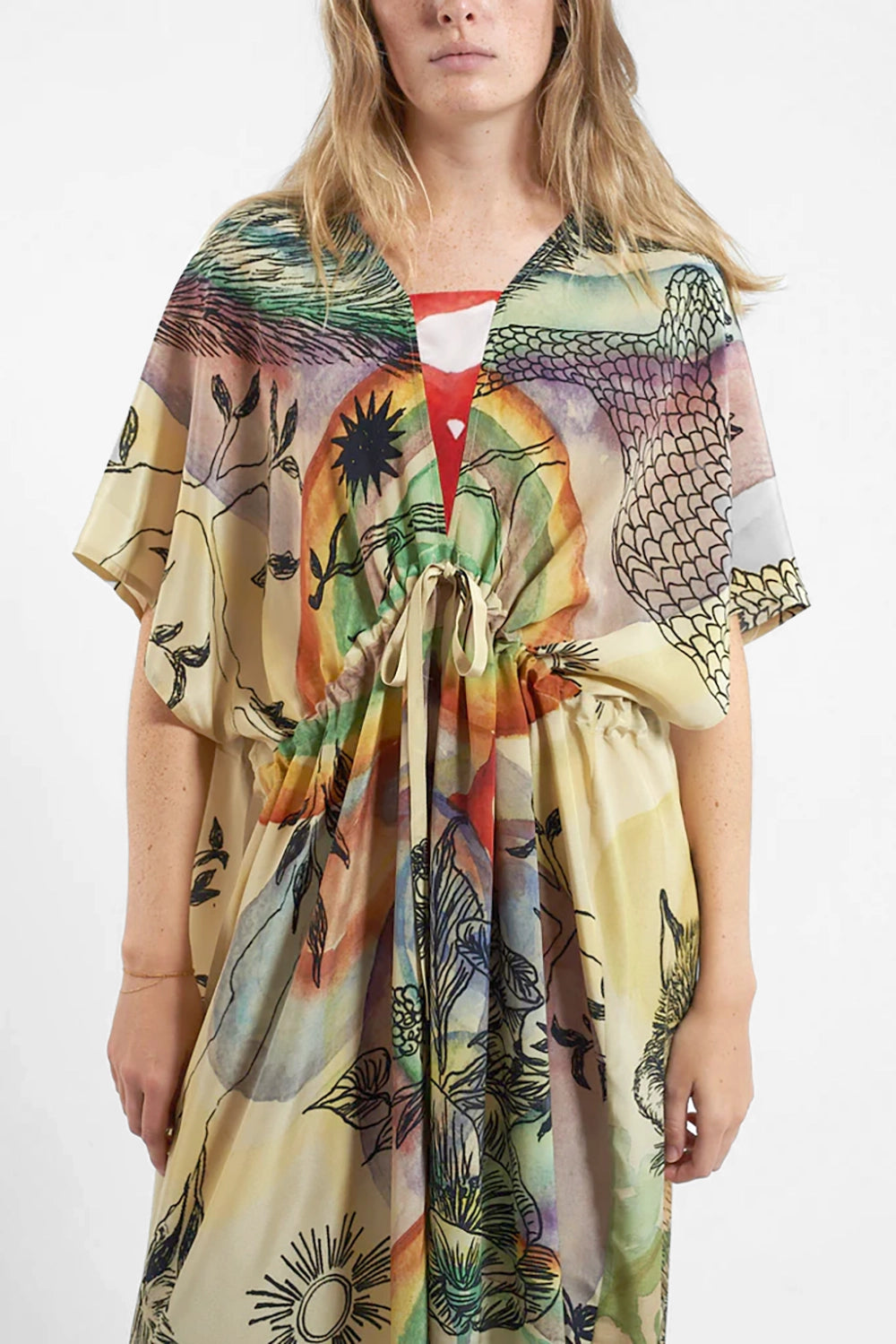 Anntian Dress In Organic Silk