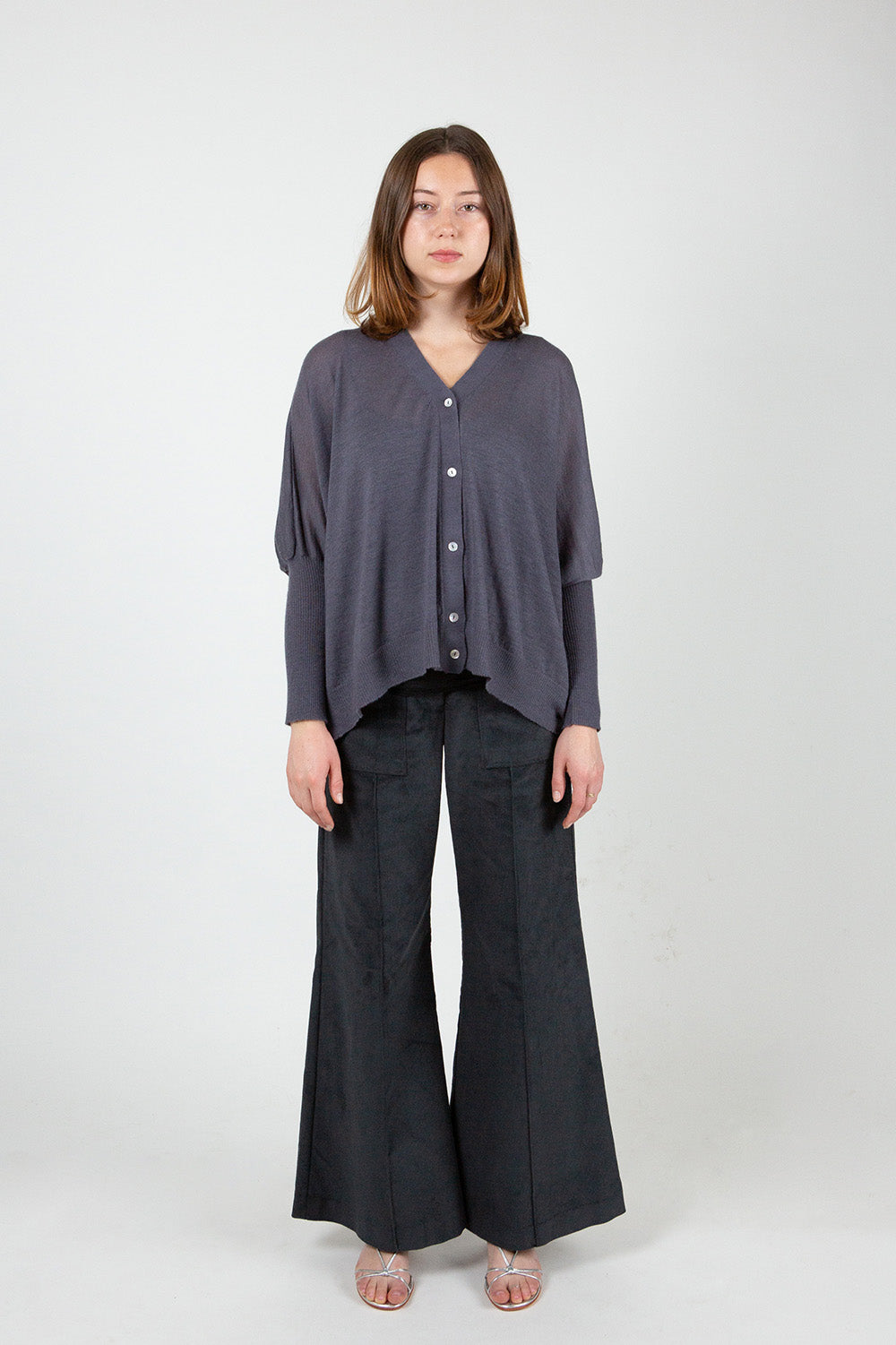 Darby Cotton Corduroy Pants In Slate