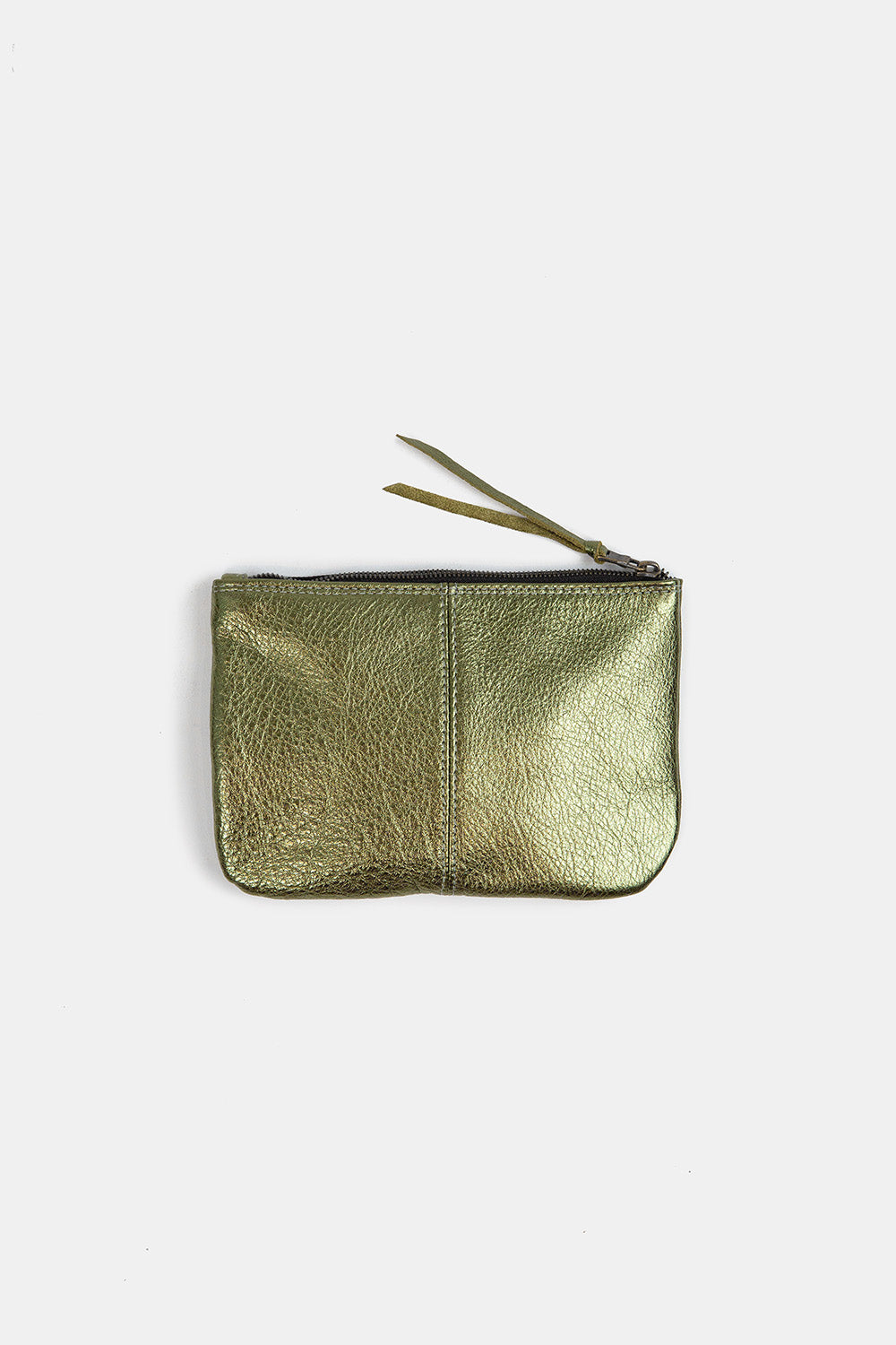 Elodie Leather Makeup Bag In Tourmaline