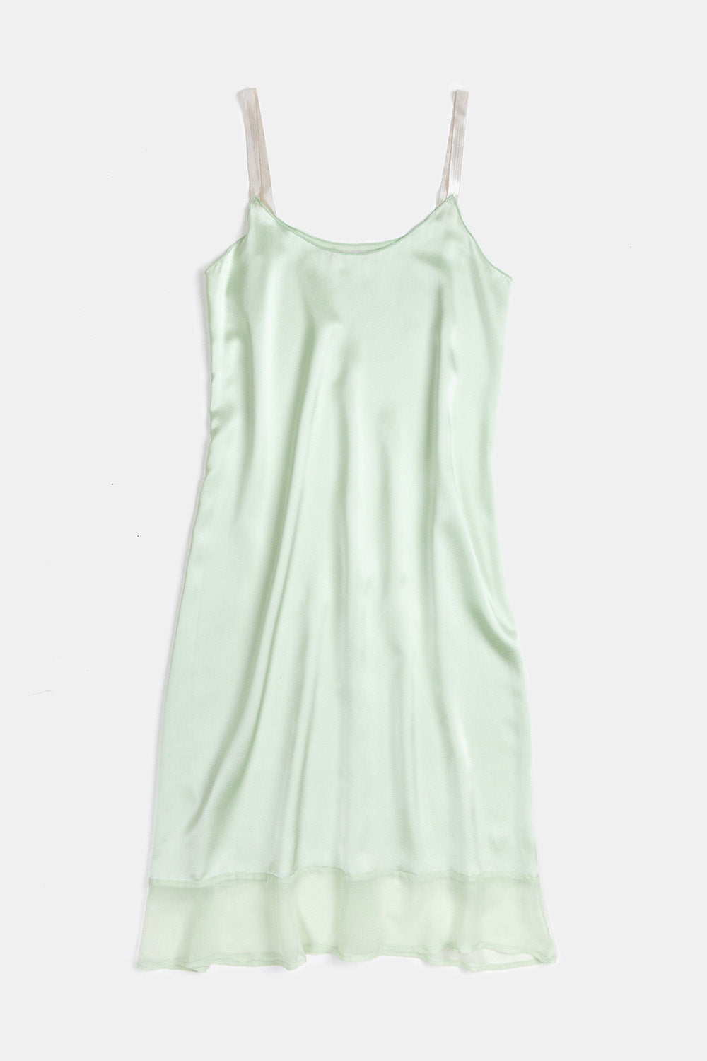 Freya Silk Charmeuse Dress in Jade