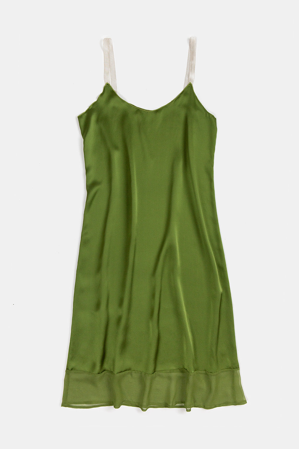 Freya Silk Charmeuse Dress in Tourmaline