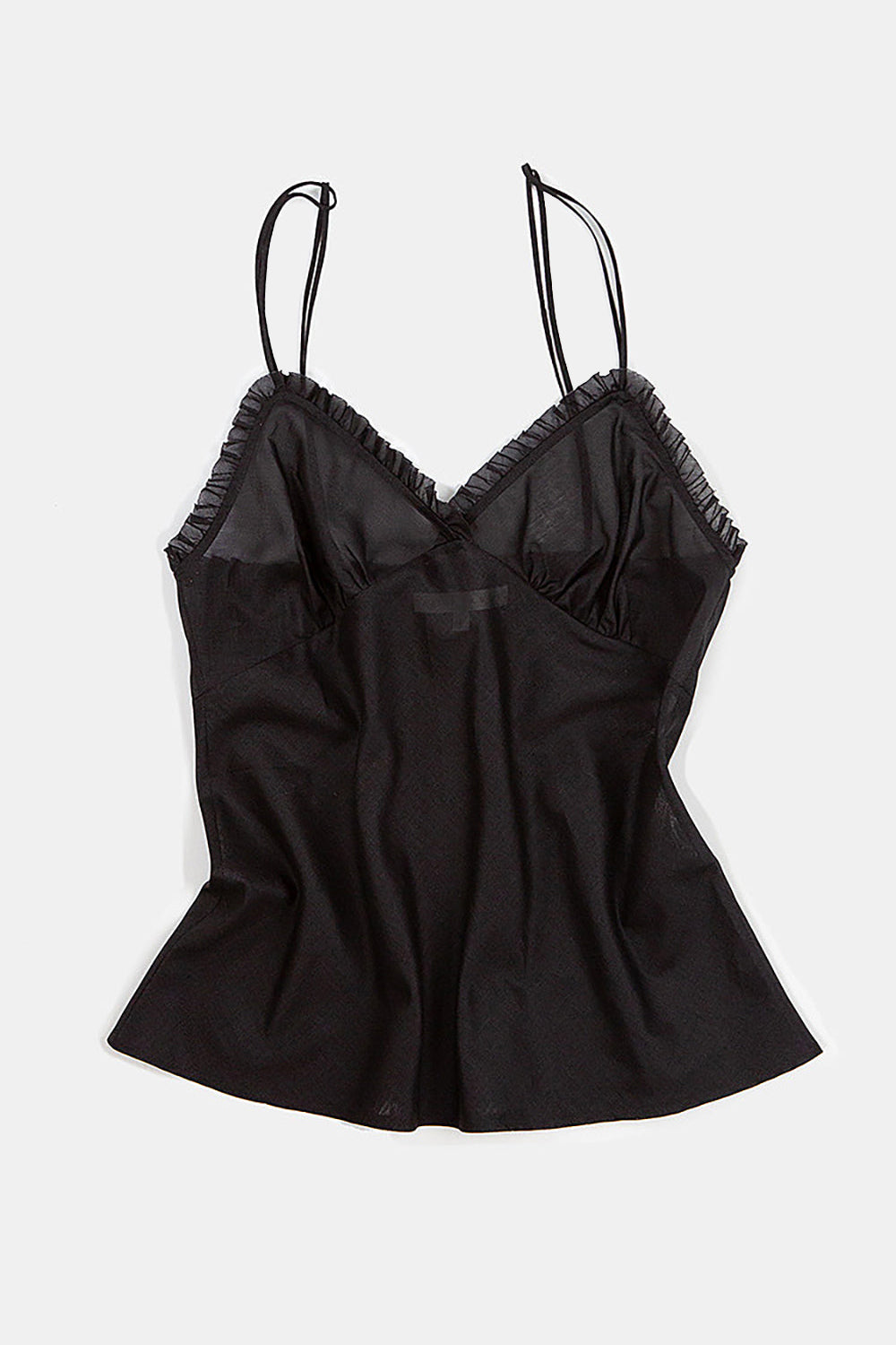 Gilda Cotton Camisole In Black