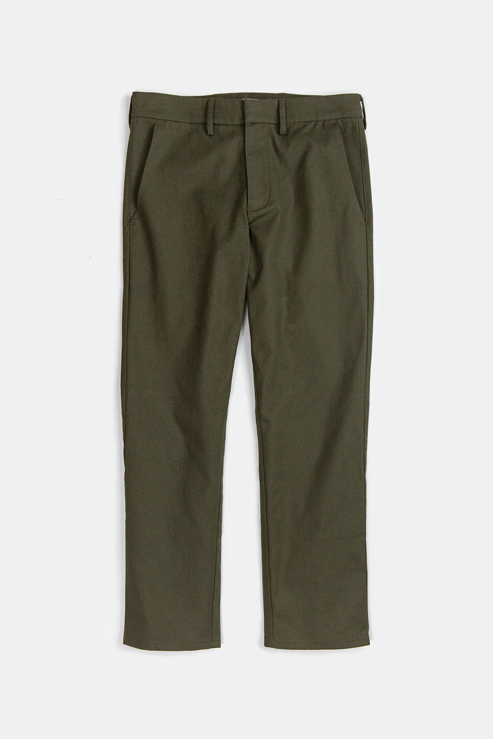 Hudson Cotton Canvas Pant in Loden