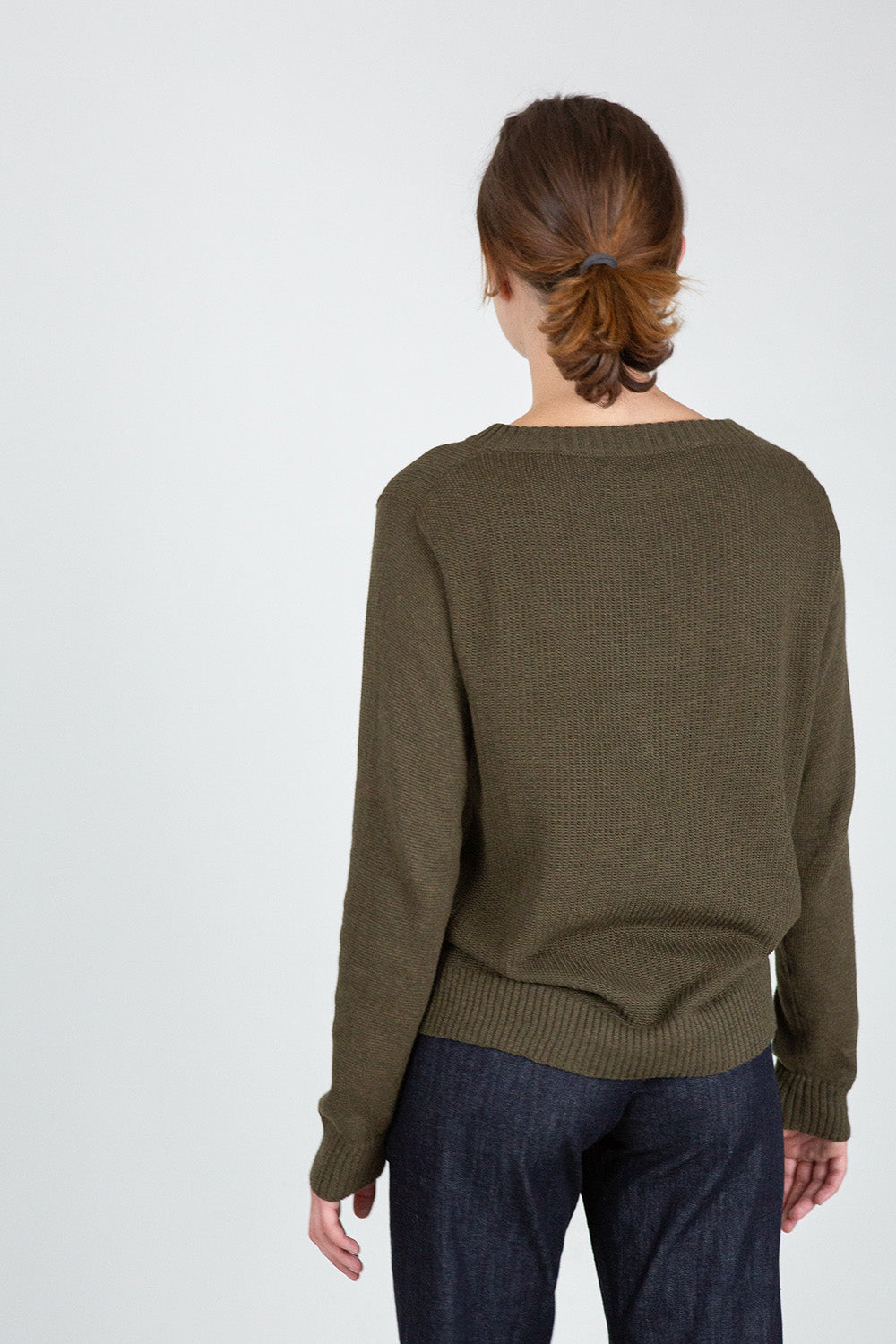 Isla Pima Cotton Sweater In Bracken