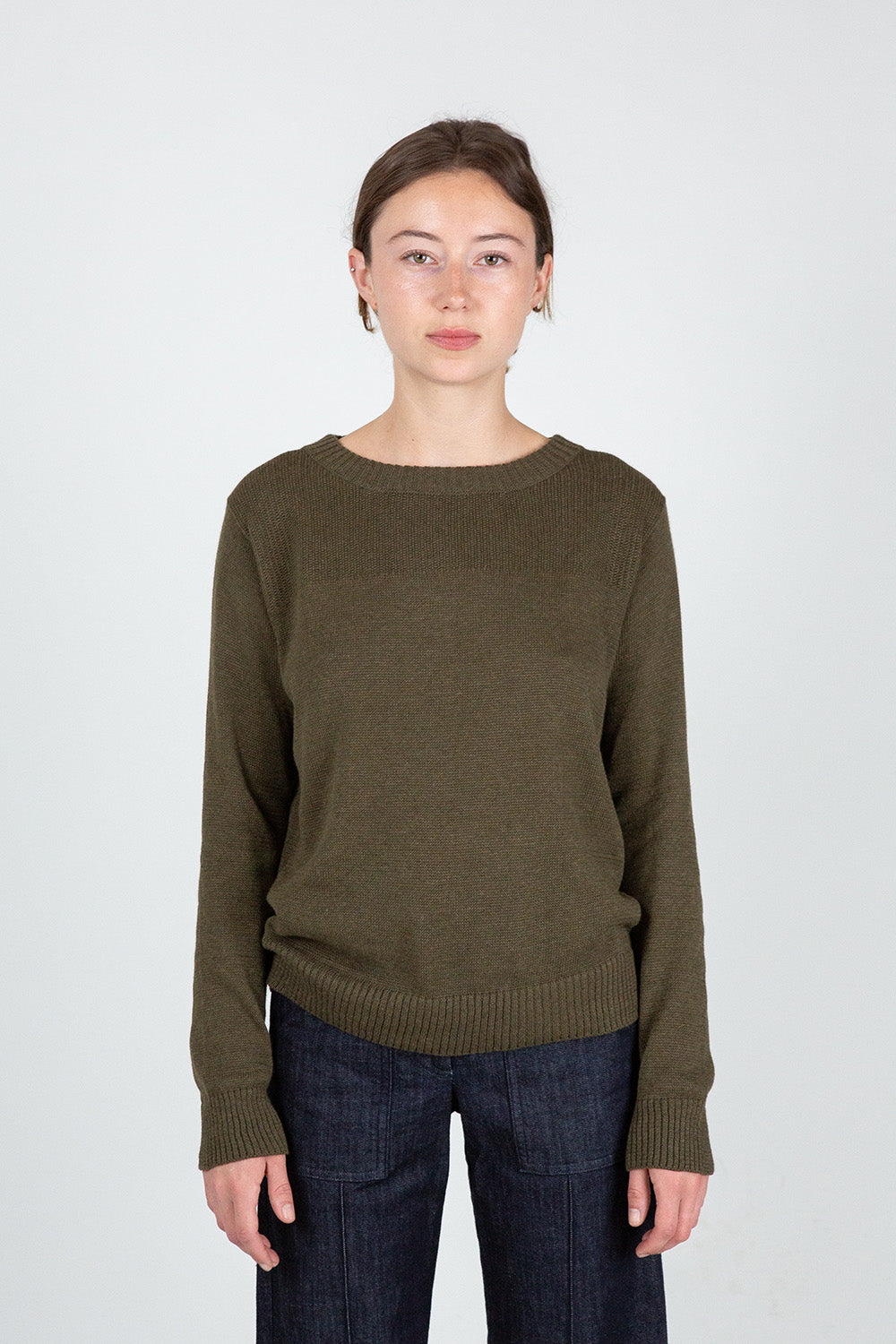 Isla Pima Cotton Sweater In Bracken