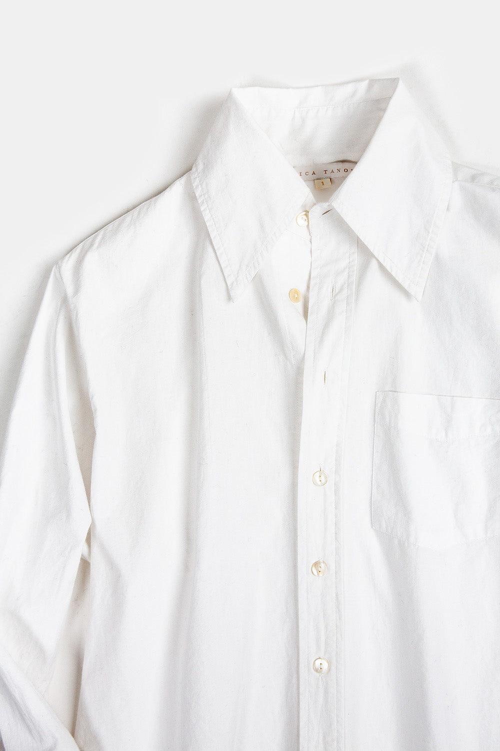 Ivor Cotton French Cuff Shirt In White