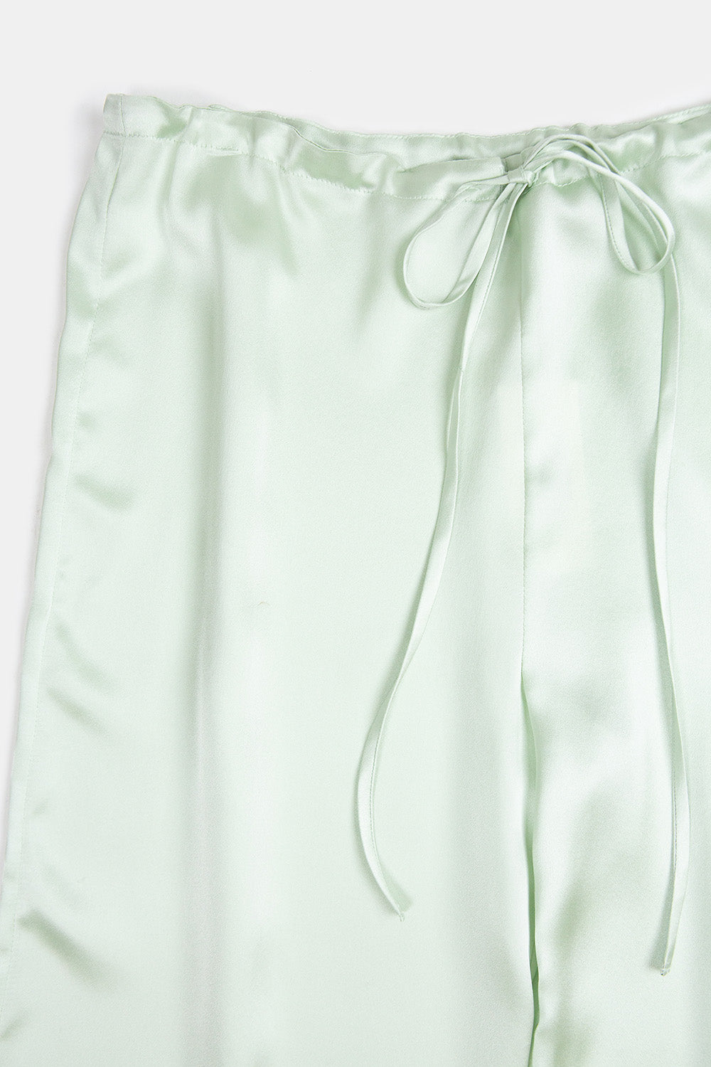 Jules Silk Charmeuse Pant in Jade