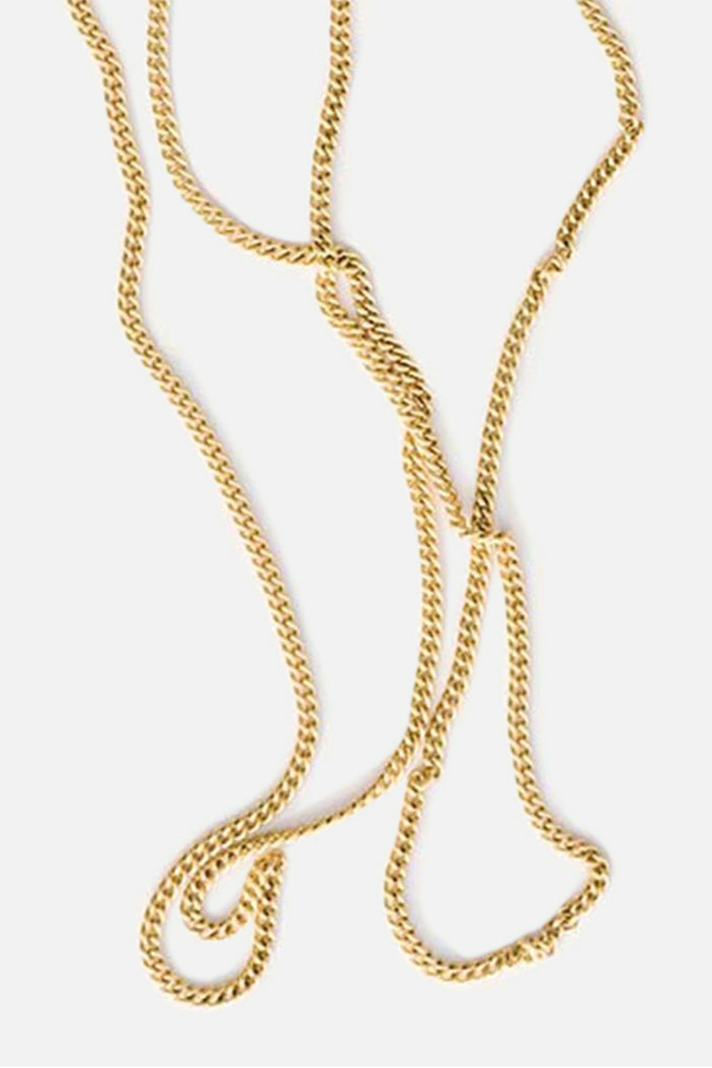 Kathleen Whitaker Italian Curb Chain Necklace