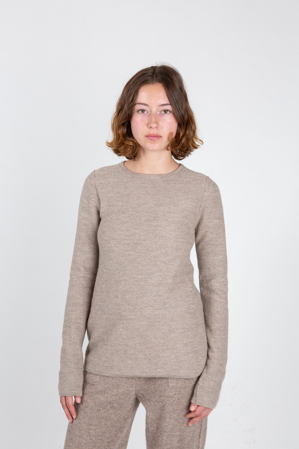 Lauren Manoogian Bell Crewneck In Dust