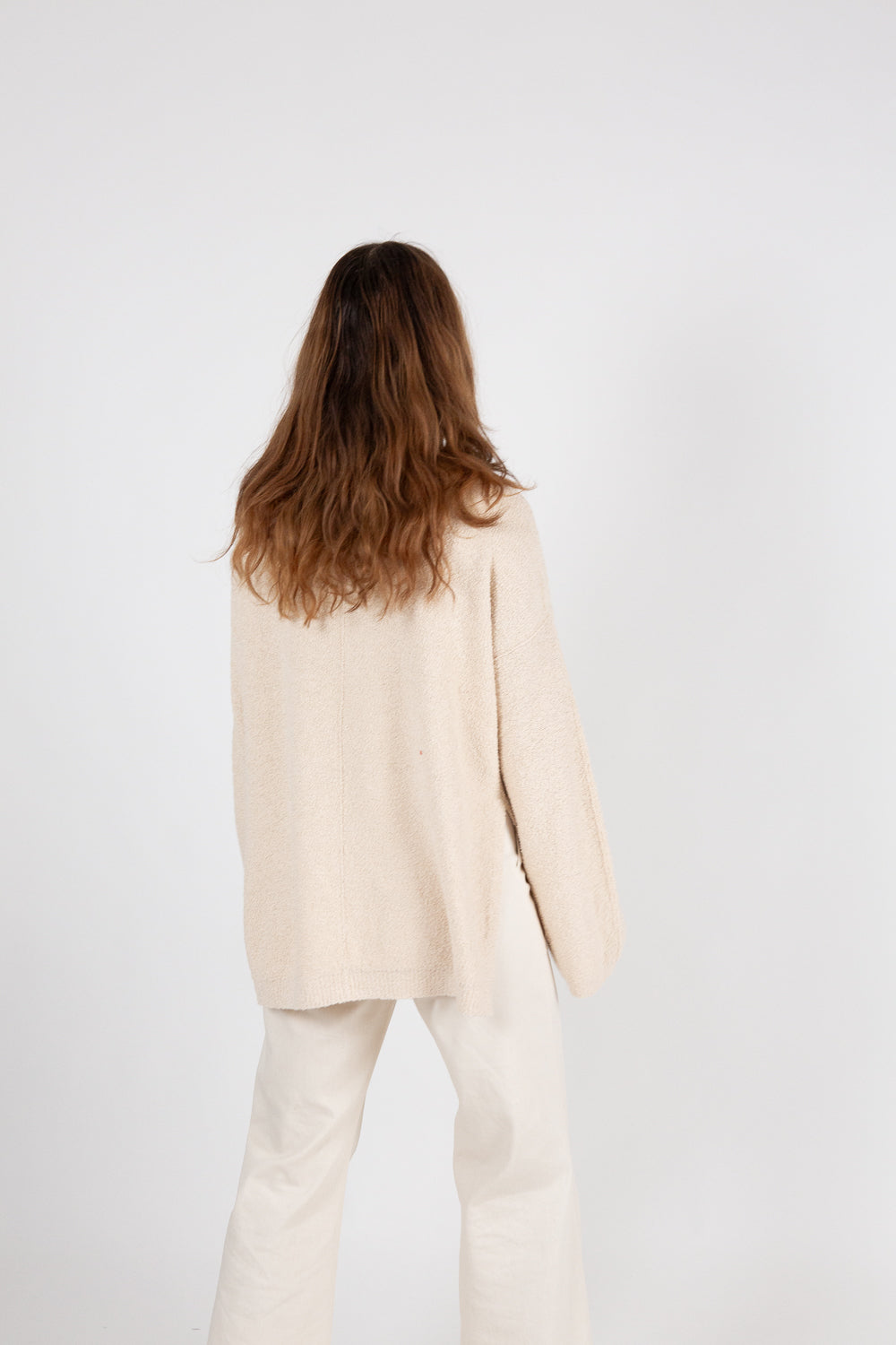 Lauren outlets Manoogian alpaca and wool boucle sweater