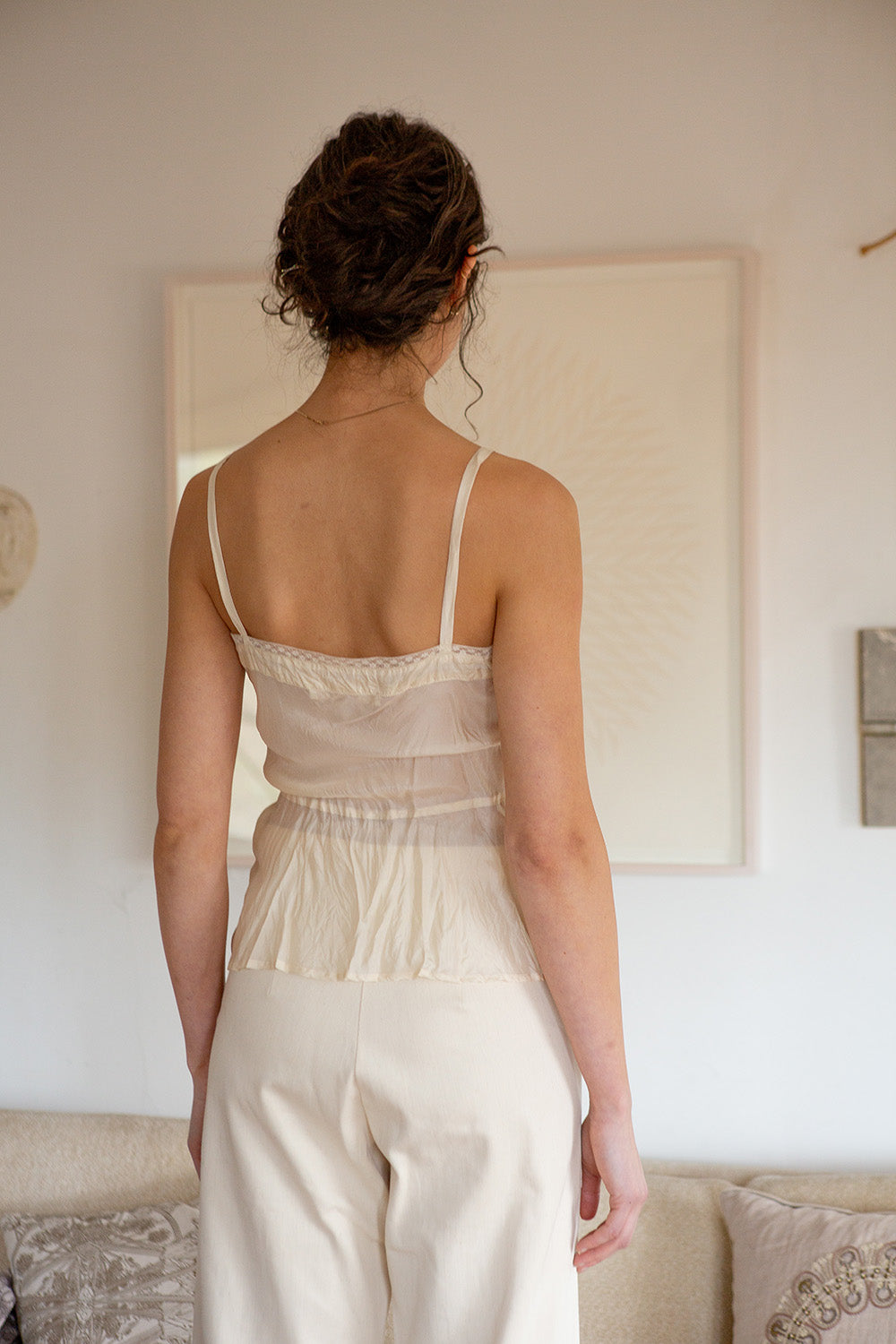 Lolita Silk Camisole in Ivory