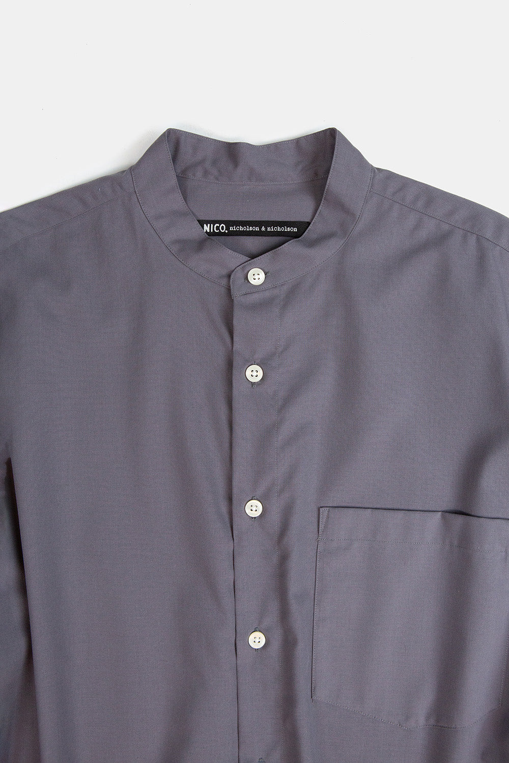 Nicholson & Nicholson Crown Shirt In Gray