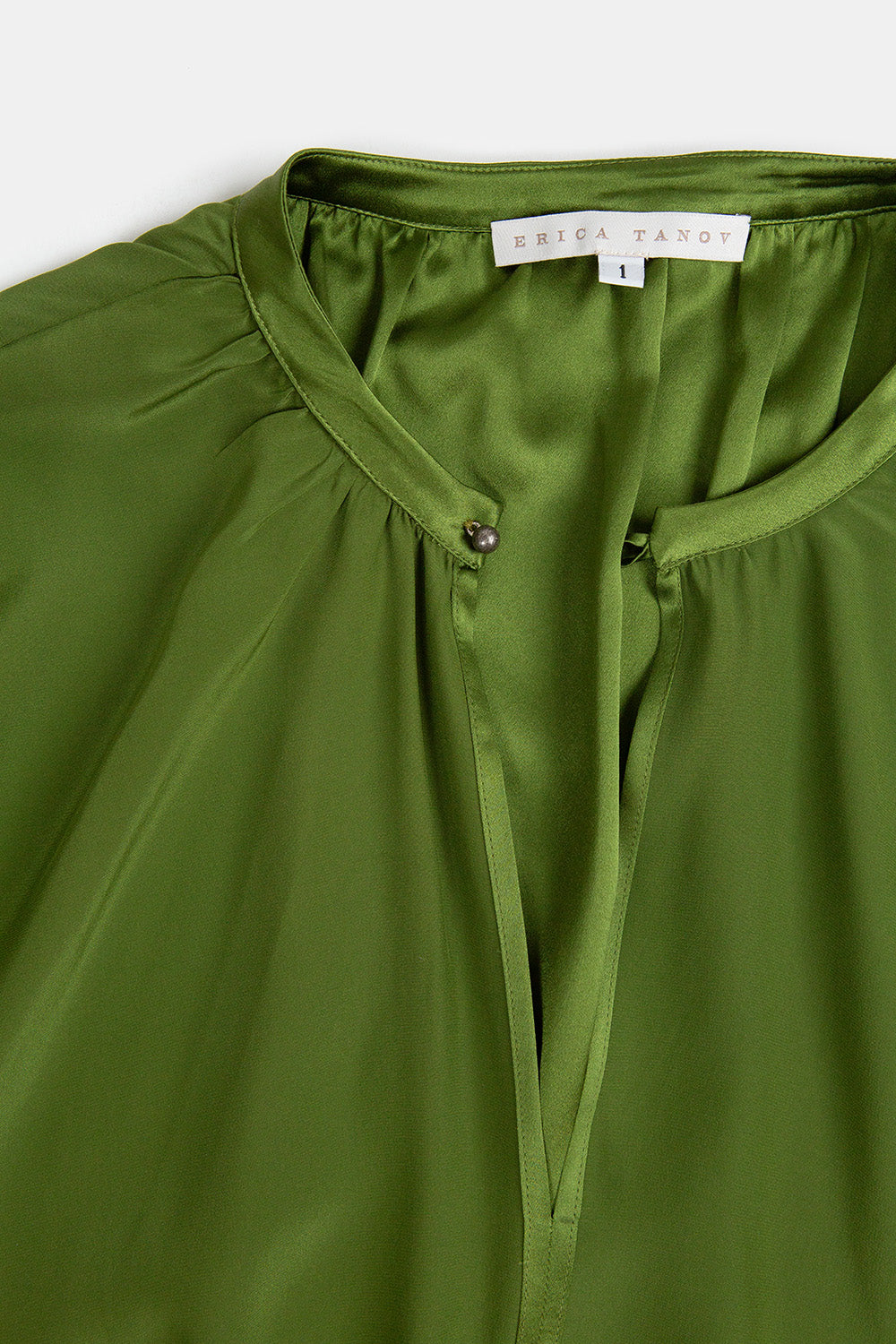 Patti Silk Charmeuse Blouse in Tourmaline