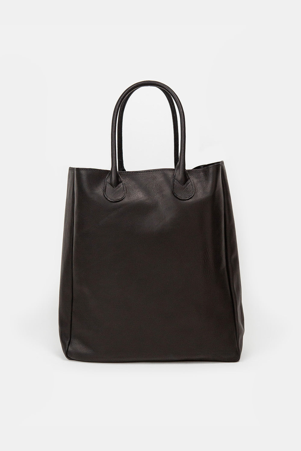 Eve Leather Tote in Black