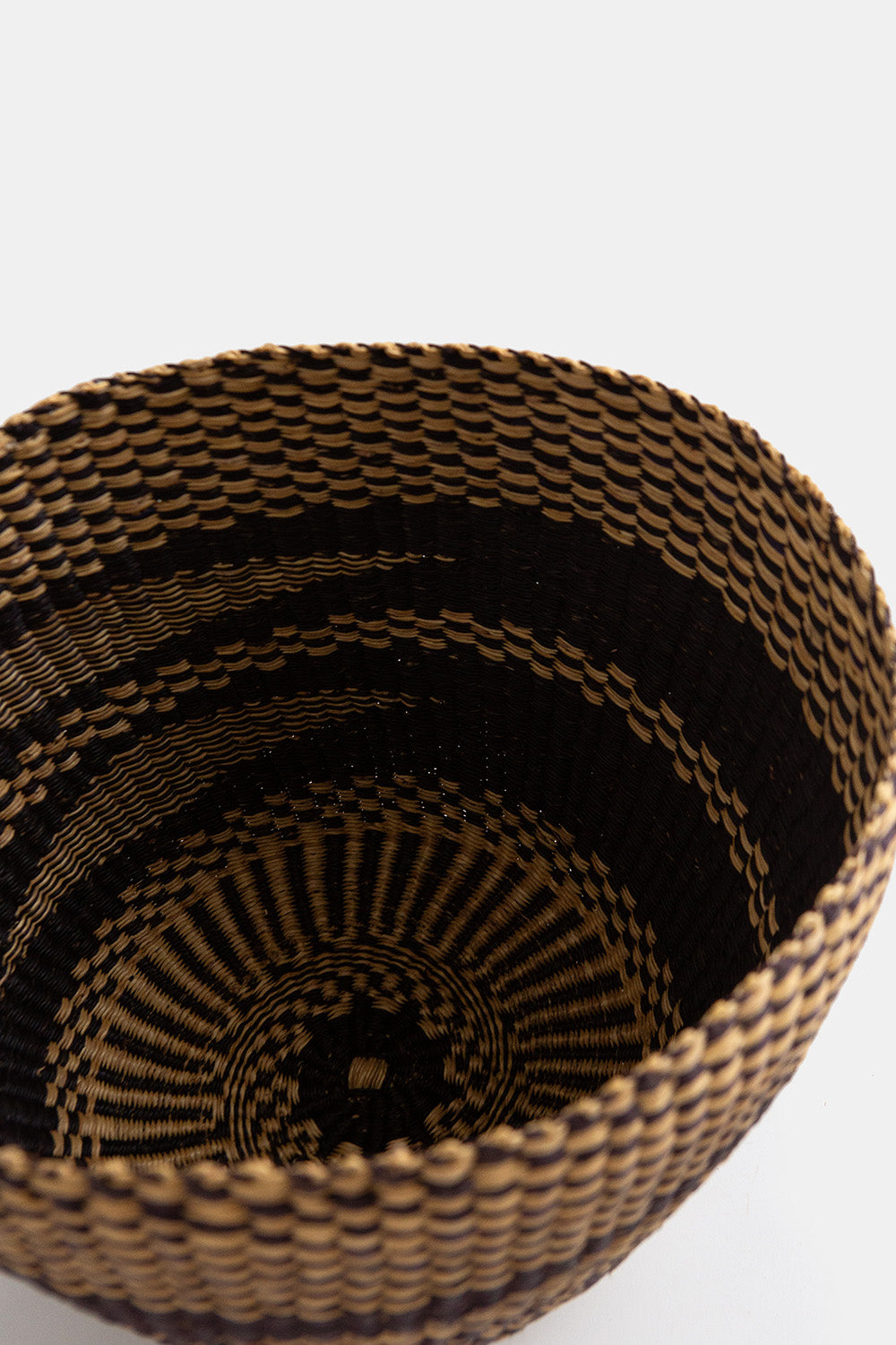 Diamond Stripe Basket in Midnight