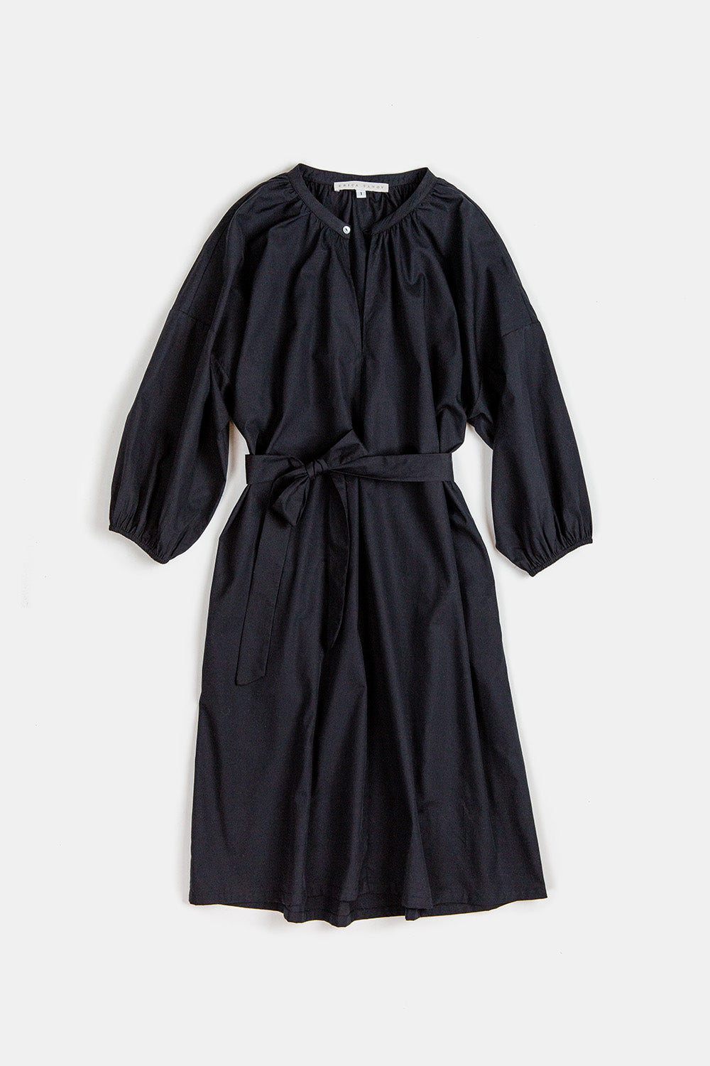 Tynan Cotton Dress in Black