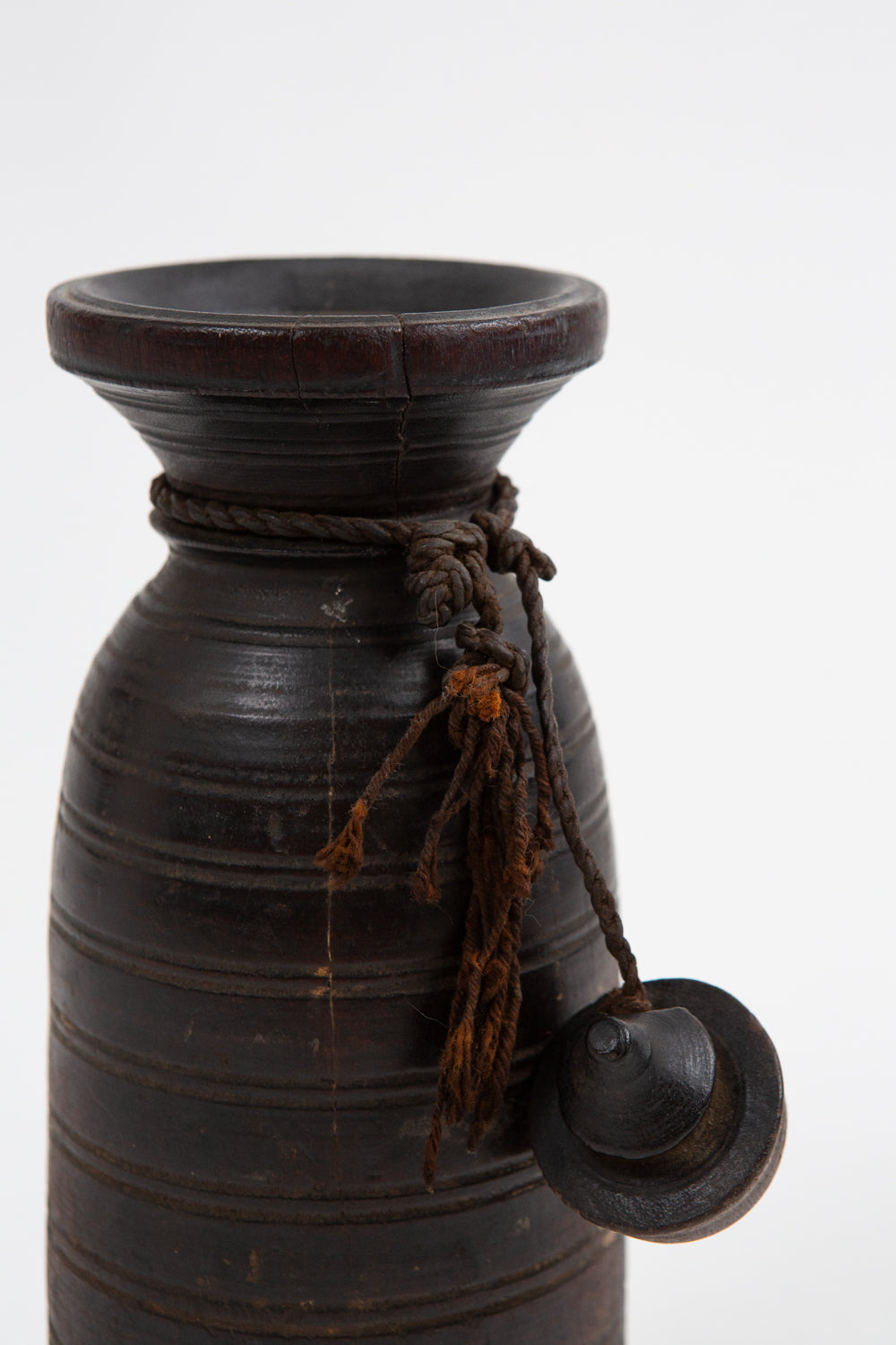 Vintage African Wood Vessel