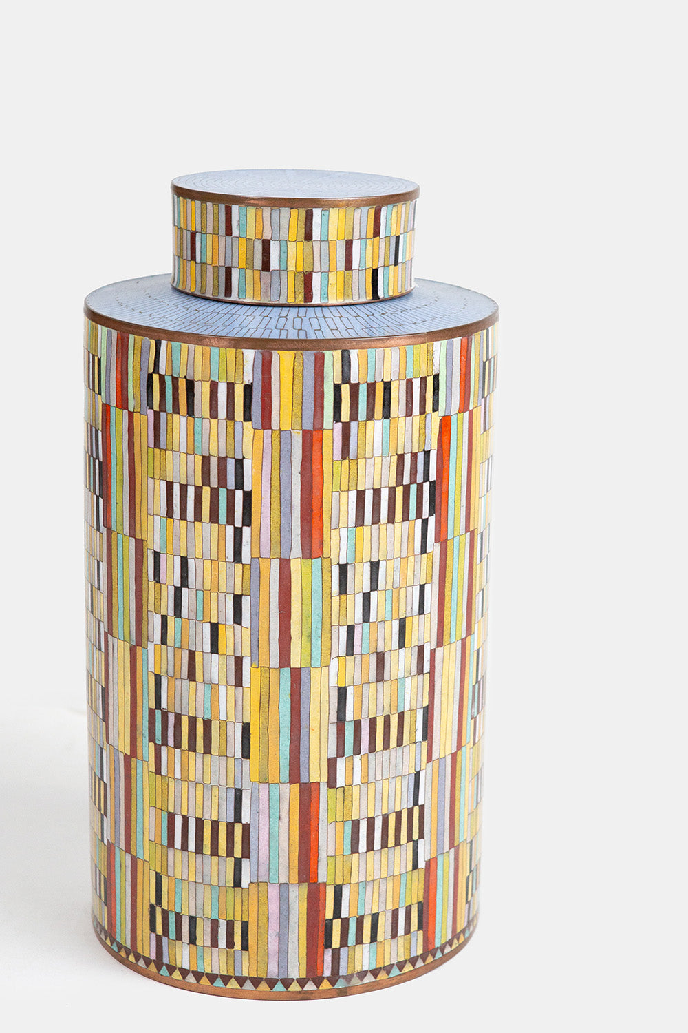 Fabienne Jouvin Paris Large Cloisonné Canister