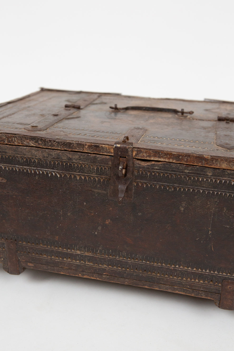 Indian Iron Bound Dowry Chest