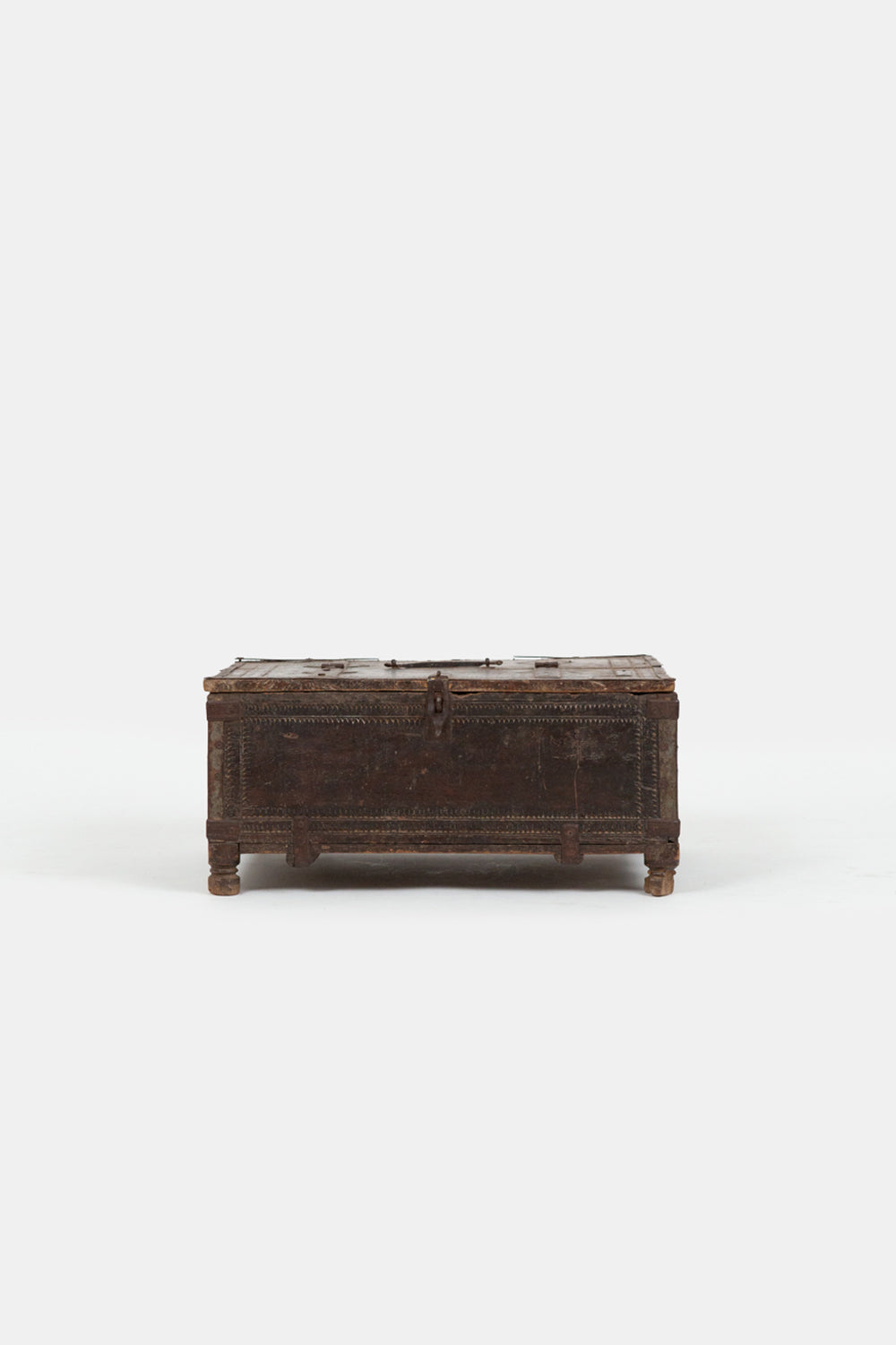 Indian Iron Bound Dowry Chest