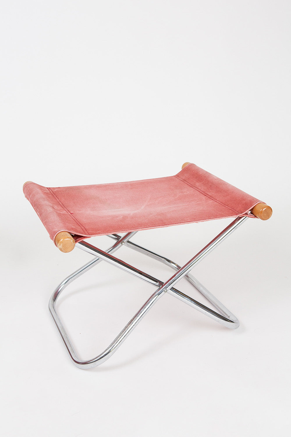 NY Folding Chair And Ottoman By Takeshi Nii, Japan C. 1950's/'60s