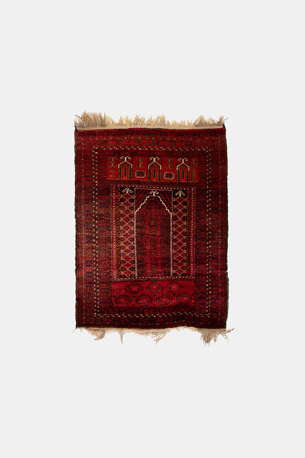 Antique Afghan Prayer Rug