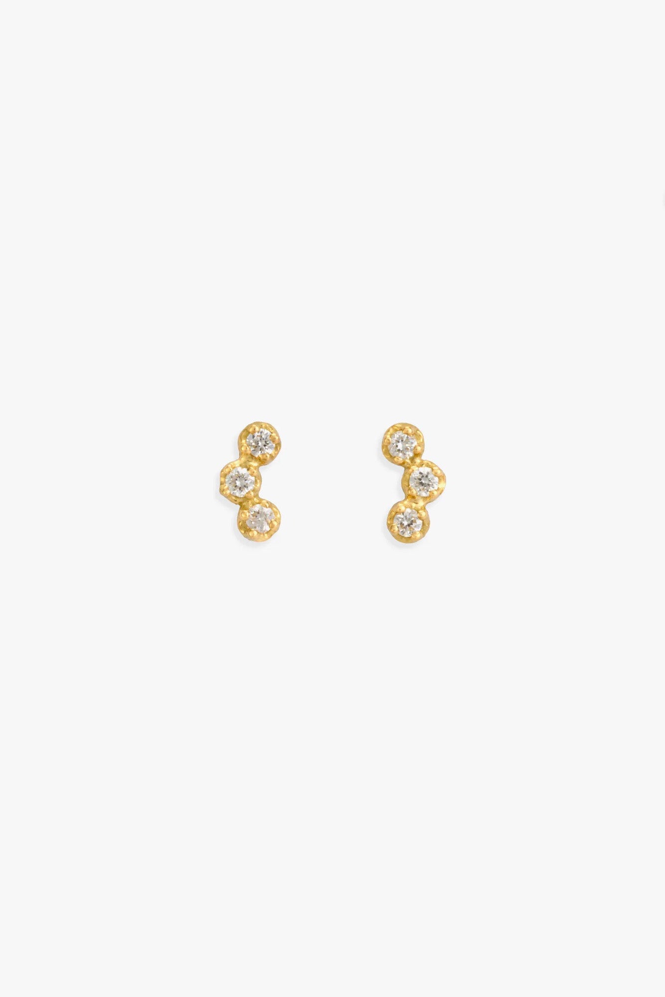 Satomi Kawakita White Diamond Orion Earrings