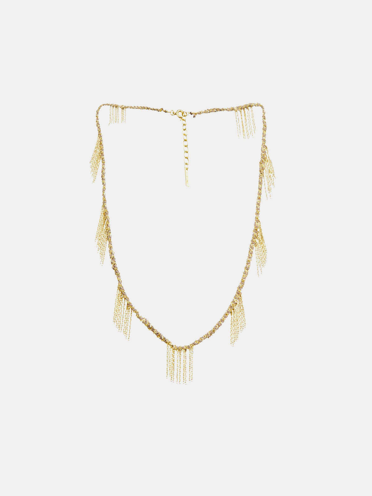 Marie Laure Chamorel 651 Necklace in Gold Grey
