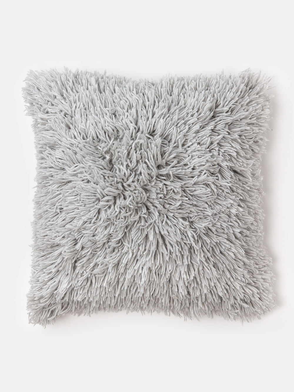 Grey floor outlet pillow