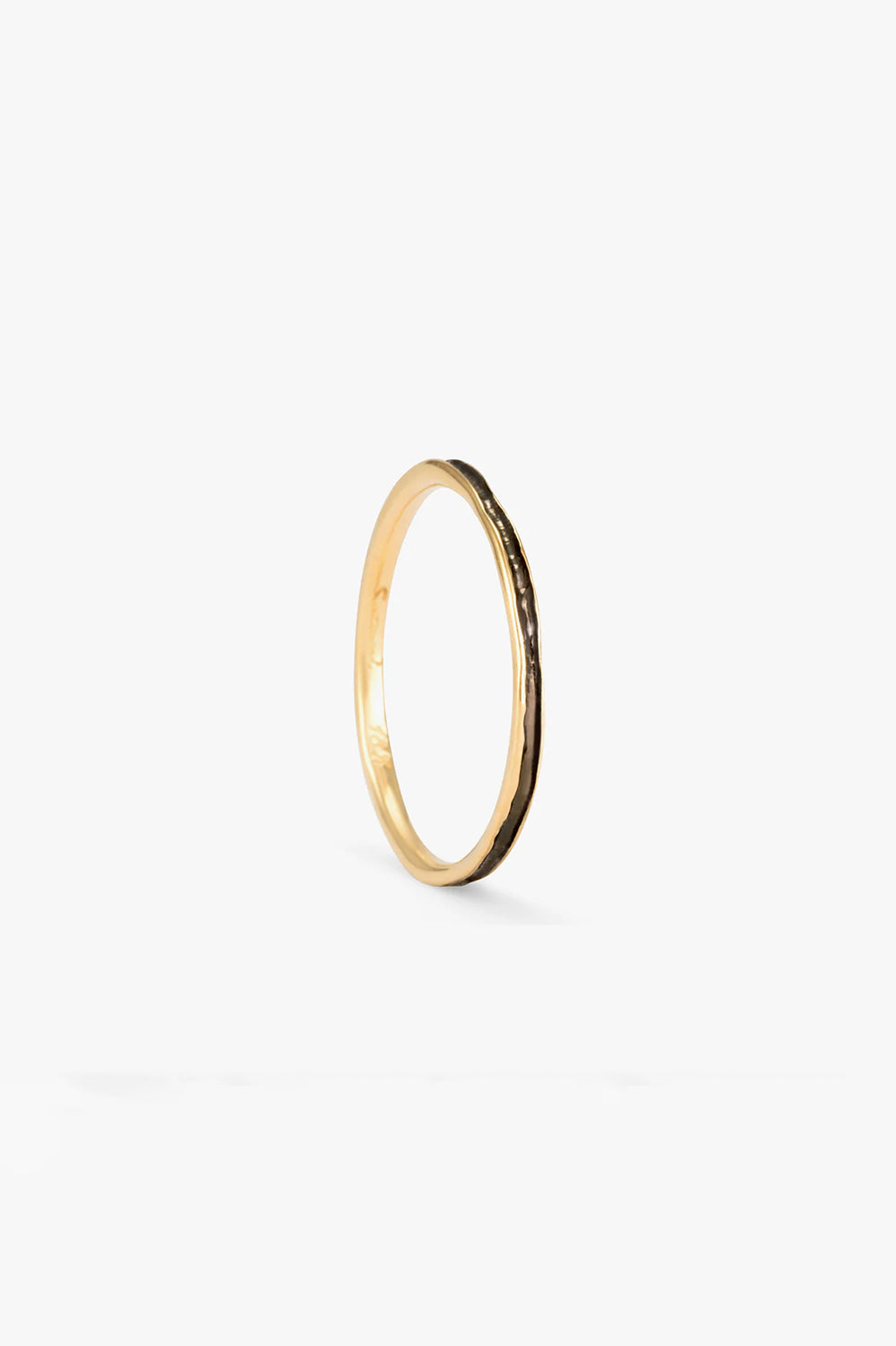 Satomi Kawakita 18k Gold And Black Rhodium Band